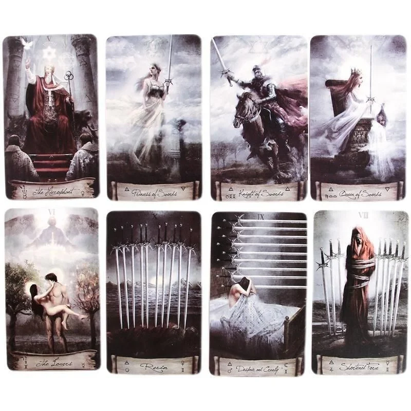 Heaven & Earth Tarot Deck - 78 Classic Fantasy Cards with Spiritual Artwork & Astrology Symbols for Divination, Mind Development & Interactive Play